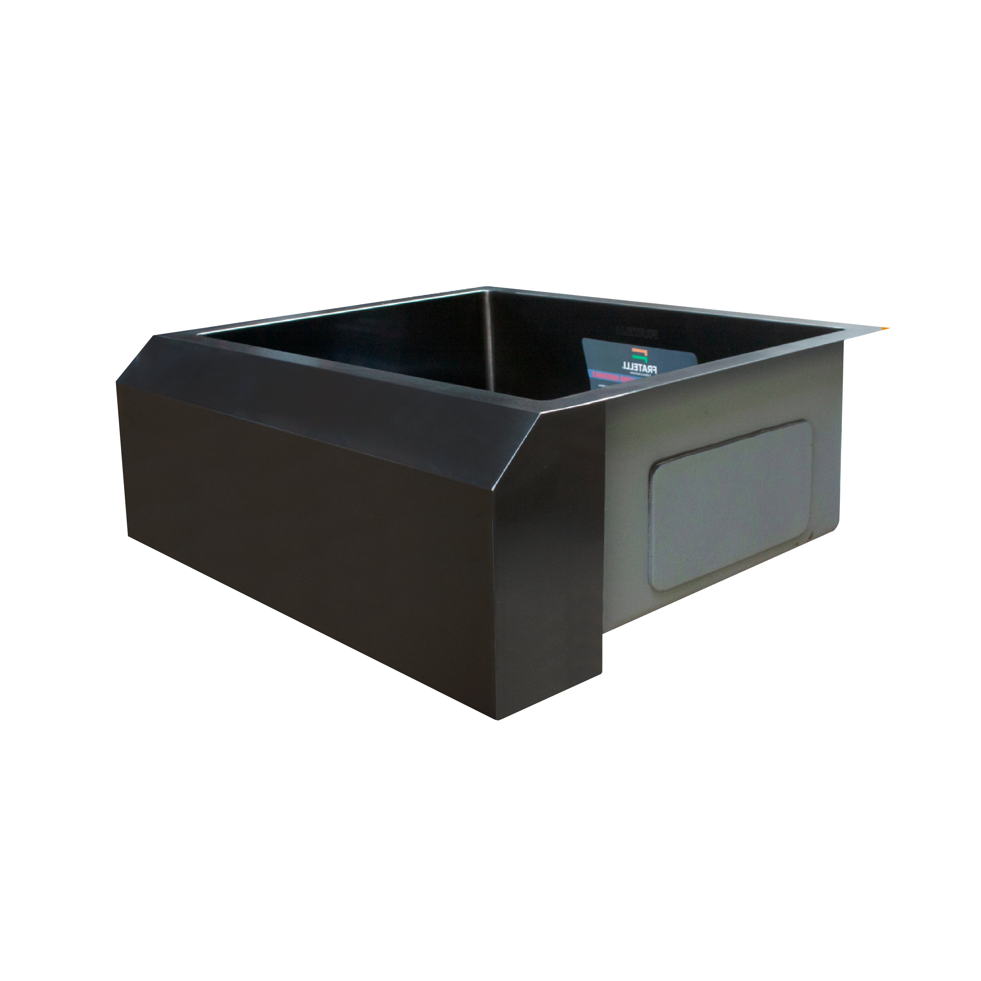 LAVADERO P/ MARMOL 63.5X55.9X23CM NANO BLACK PREMIUM - FRATELLI